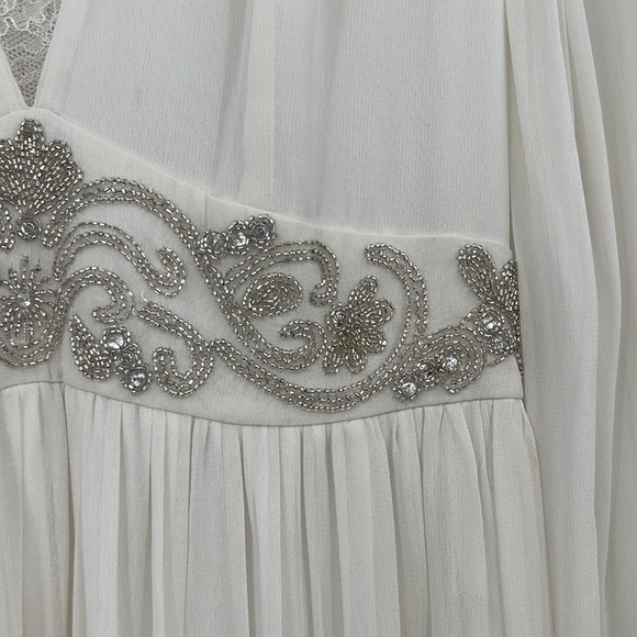 French Connection Cari Wedding Dress Style 71JOI SUMMER WHITE PF CARI LS MAXI - Picture 6 of 12